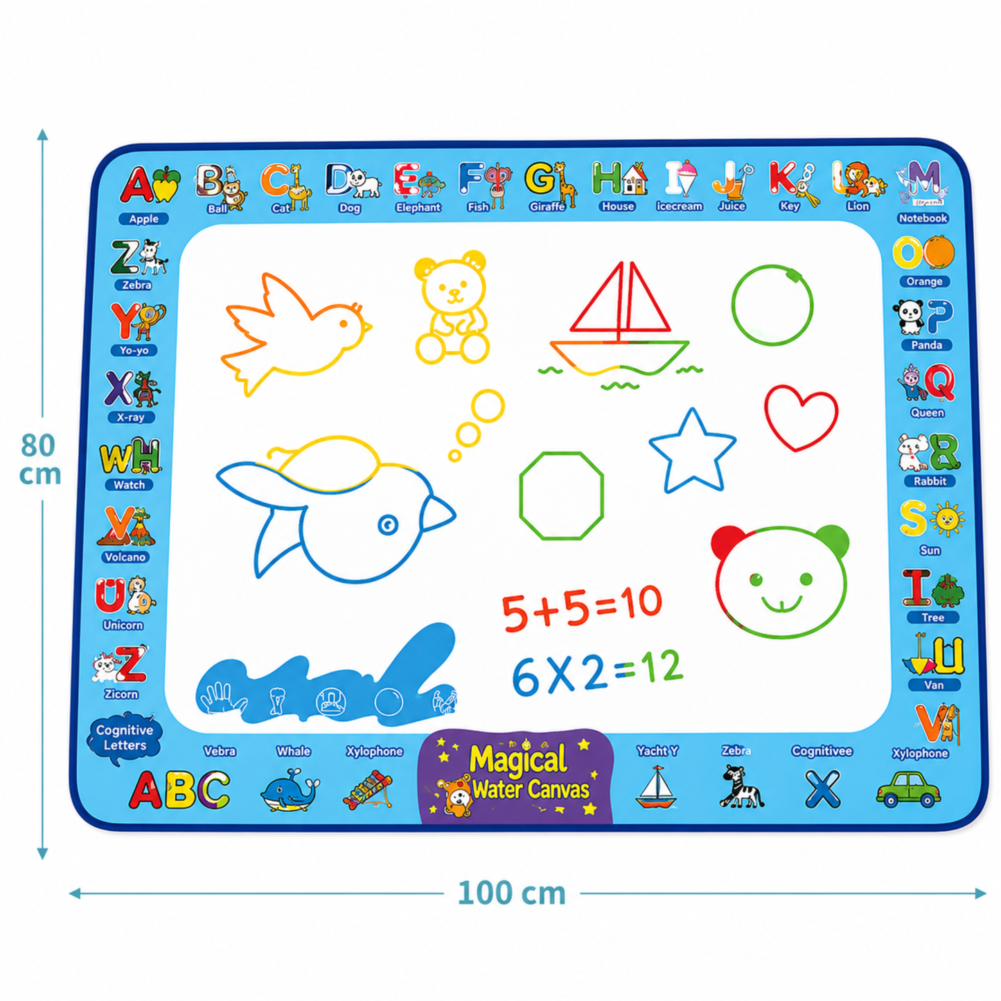 Tapis magique avec son kit créative complet